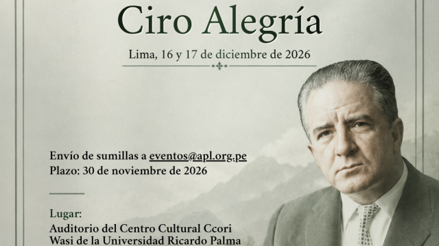 CIRO ALEGRÍA-Simposio Nacional