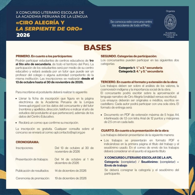 CONCURSO ESCOLAR DE LA APL-2